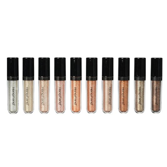 Heng Fang Glitter Metallic Liquid Eyeshadows (10pc)