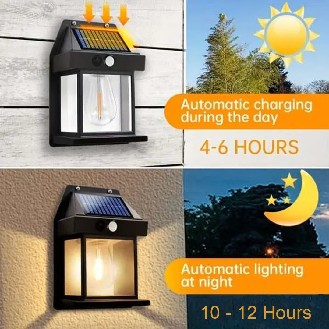 LED Solar Wall Lamp Outdoor Waterproof