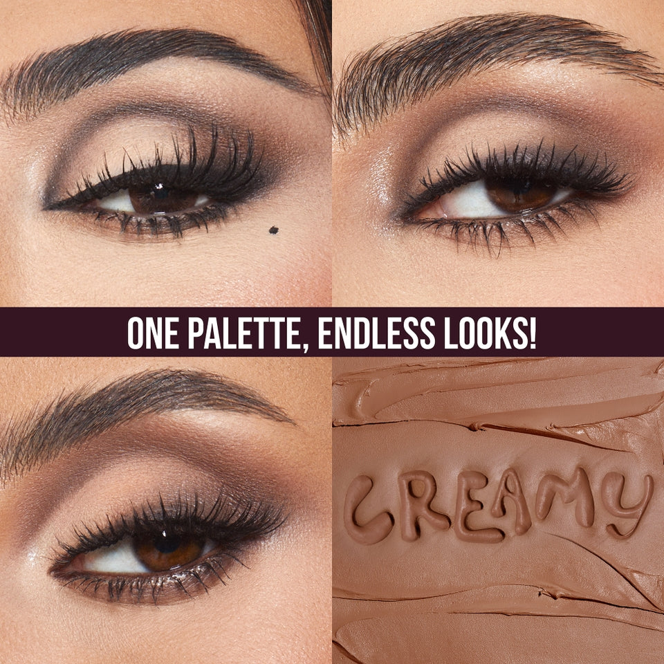 HudaMoji Creamy Obsessions Eyeshadow Palette Neutral Brown-1