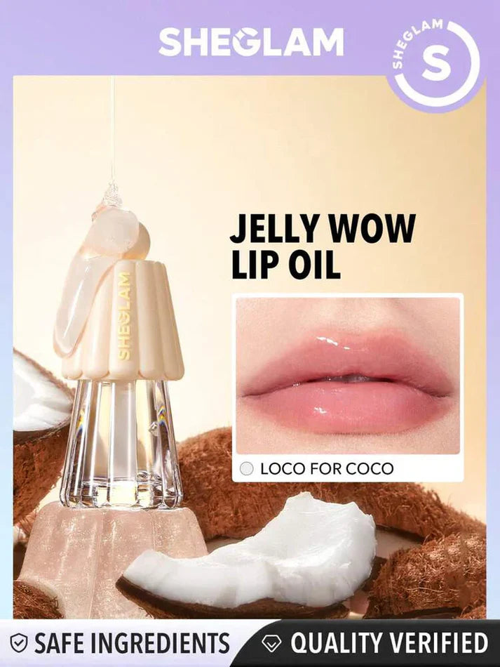 SHEGLAM Jelly Wow Hydrating Lip Oil