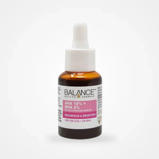 Balance Active Formula AHA 10% + BHA 2% Rexturising Serum -30ml