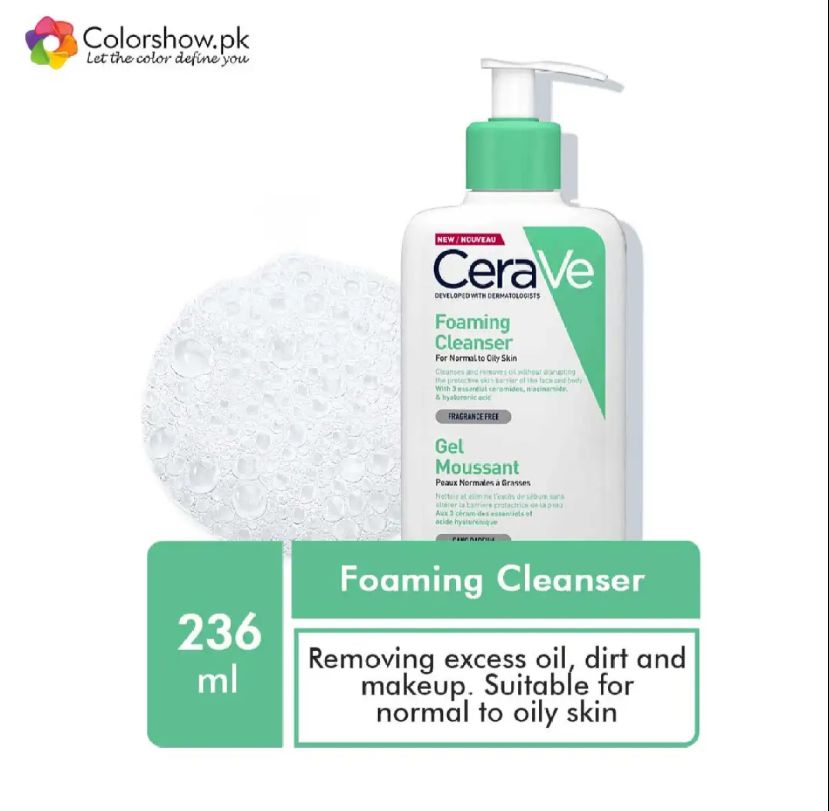 CeraVe Foaming Cleanser for Normal to Oily Skin - 236ml