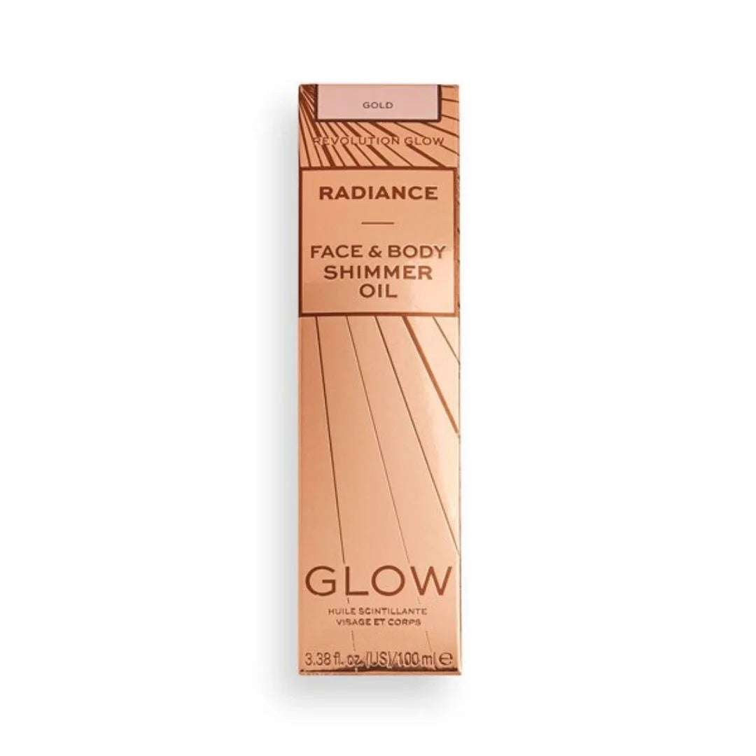 REVOLUTION Glow Radiance Face & Body Shimmer Oil – 100ml