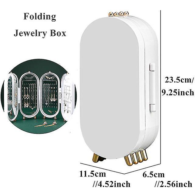 Foldable Jewellry Organizer With Mirror