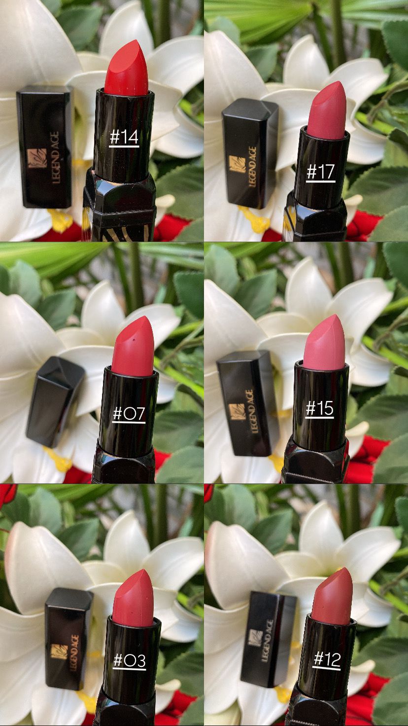 Legend Age Matte Lipsticks (Set of 6)