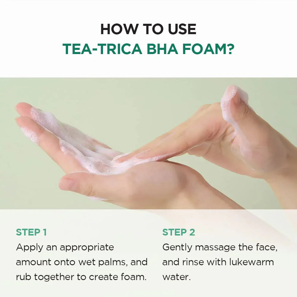 Skin1004 - Madagascar Centella Tea Trica BHA Foam -125ml