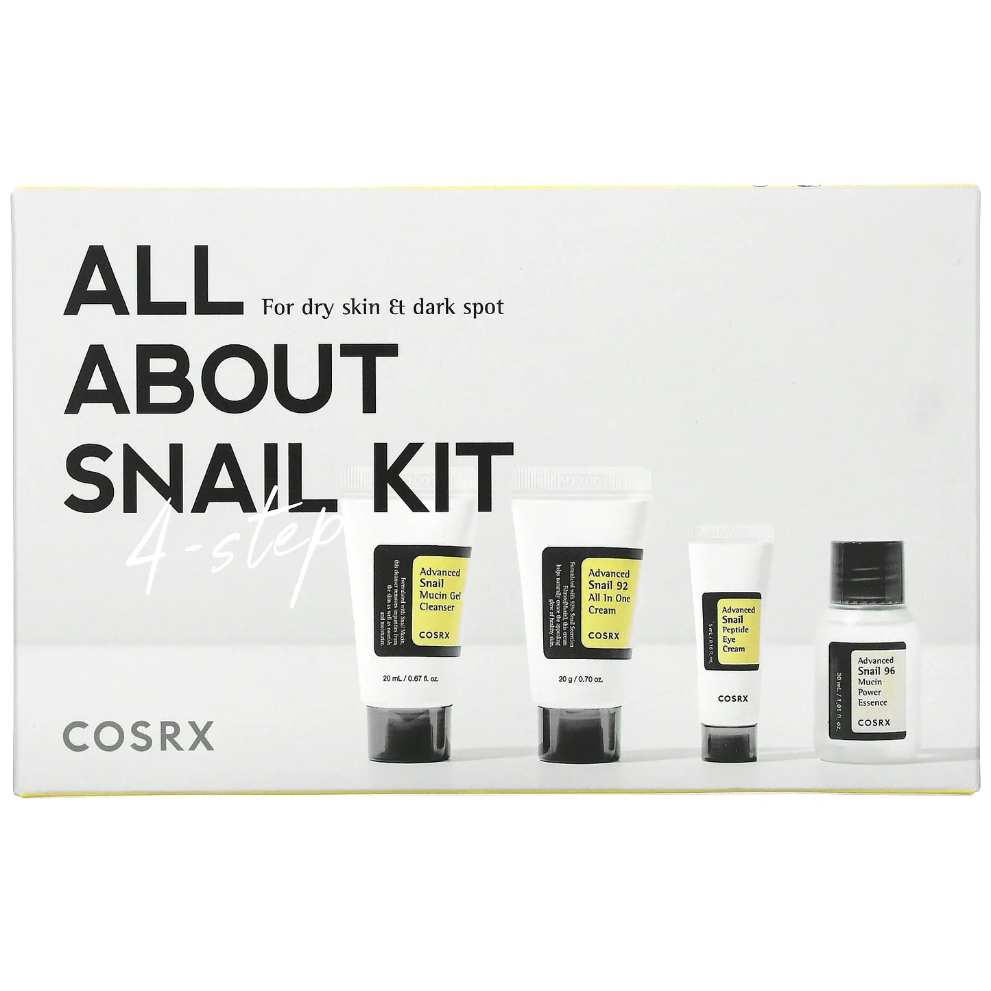 Cosrx All About Snail Kit 4 Step