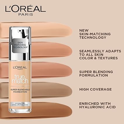 Loreal Paris True Match Foundation -30ml