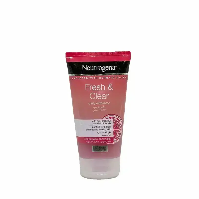 Neutrogena Fresh & Clear Daily Exfoliator Face Wash With Pink Grapefruit -150ml