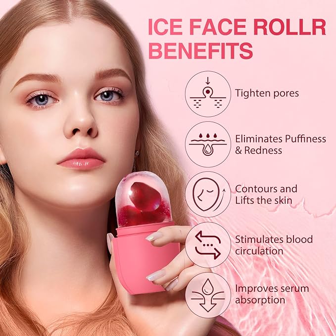 Facial Beauty - Silicon Ice Cube Face Roller