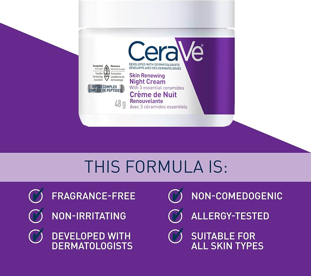 CeraVe Skin Renewing Night Cream - 48g