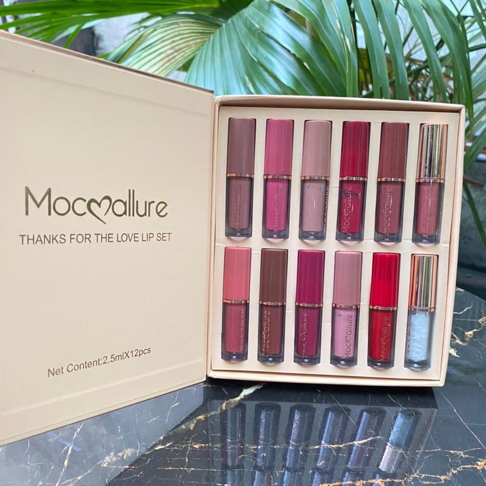 MOCALLURE Matte Lipgloss Collection (12 PC)