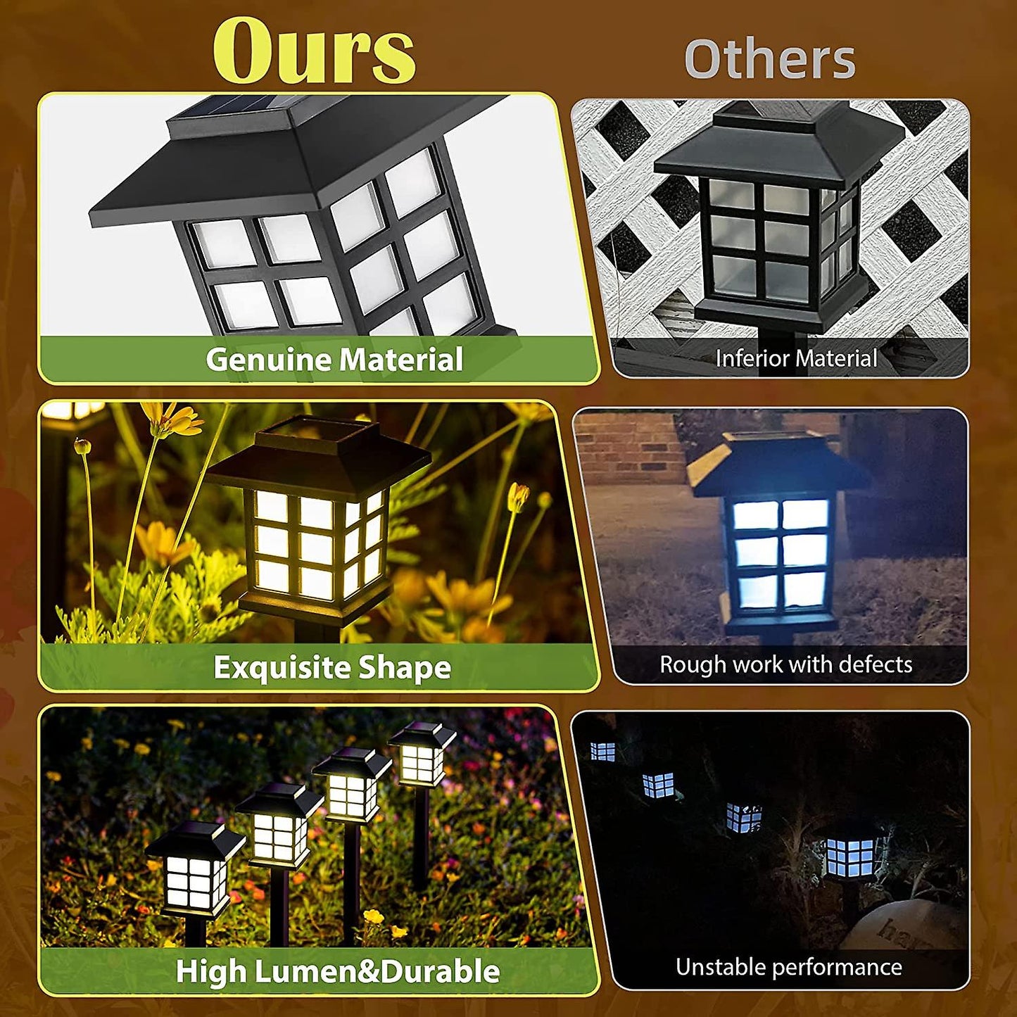 LED Solar Pathway Lights