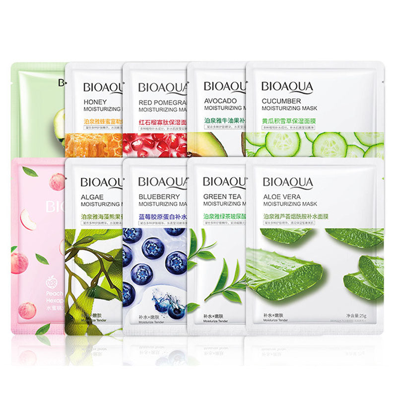 BIOAQUA Face Sheet Mask (10 PCS)