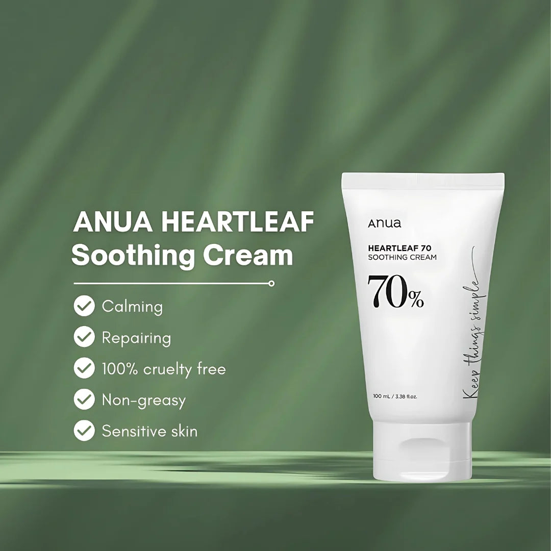 Anua Heartleaf 70% Soothing Cream -100ml