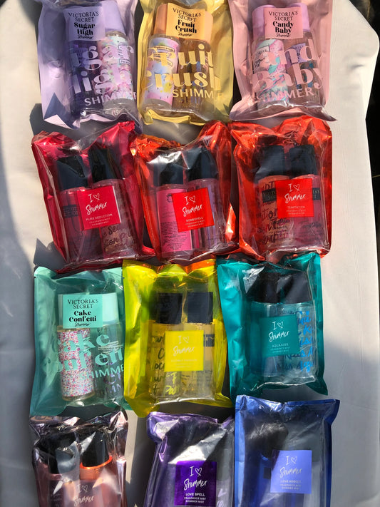 Victoria’s Secrets Shimmer Mist Set