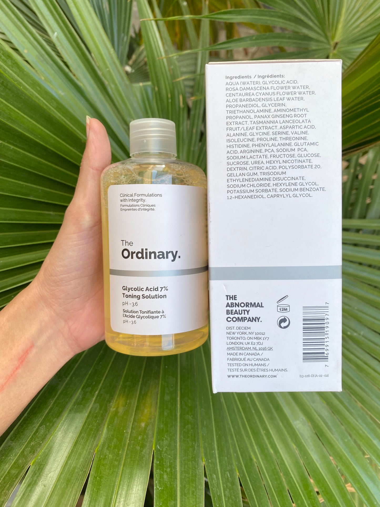 The Ordinary Glycolic Acid 7% Toning Solution