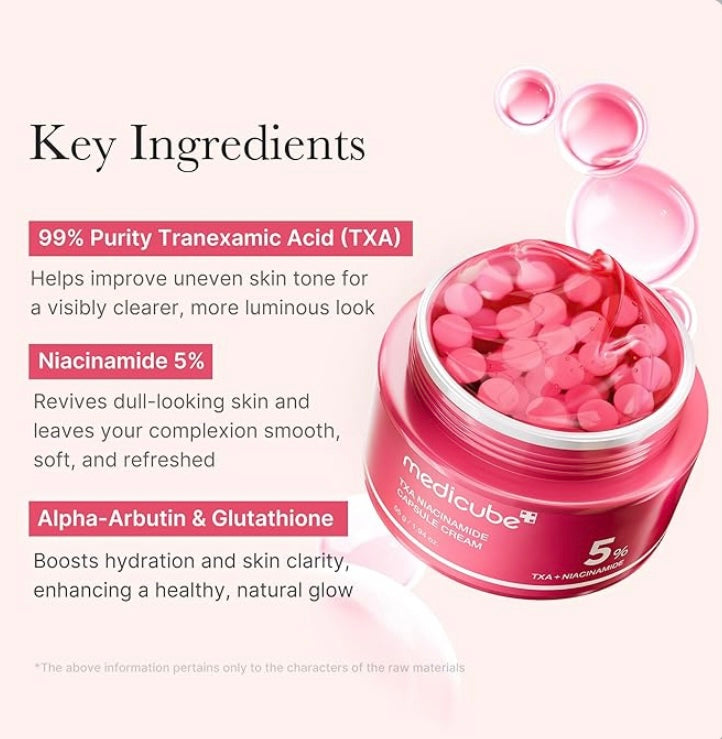 MEDICUBE TXA + NIACINAMIDE CAPSULE CREAM