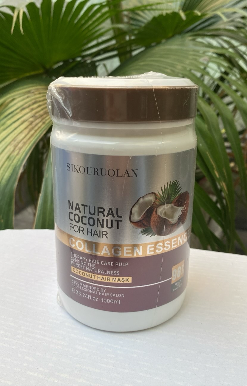 Natural Coconut Hair Mask Collagen Essence 1000ml