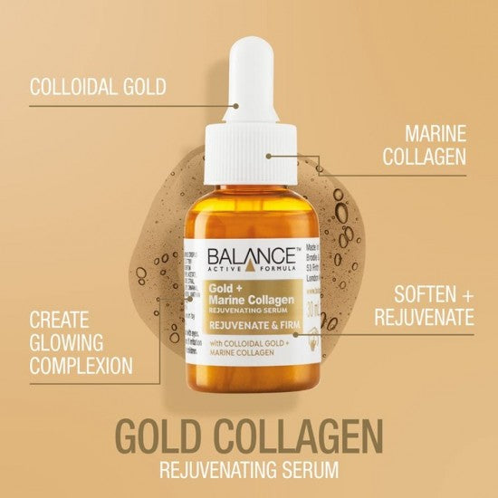 Balance Active Formula Gold & Marine Collagen Rejuvenating Serum -30ml