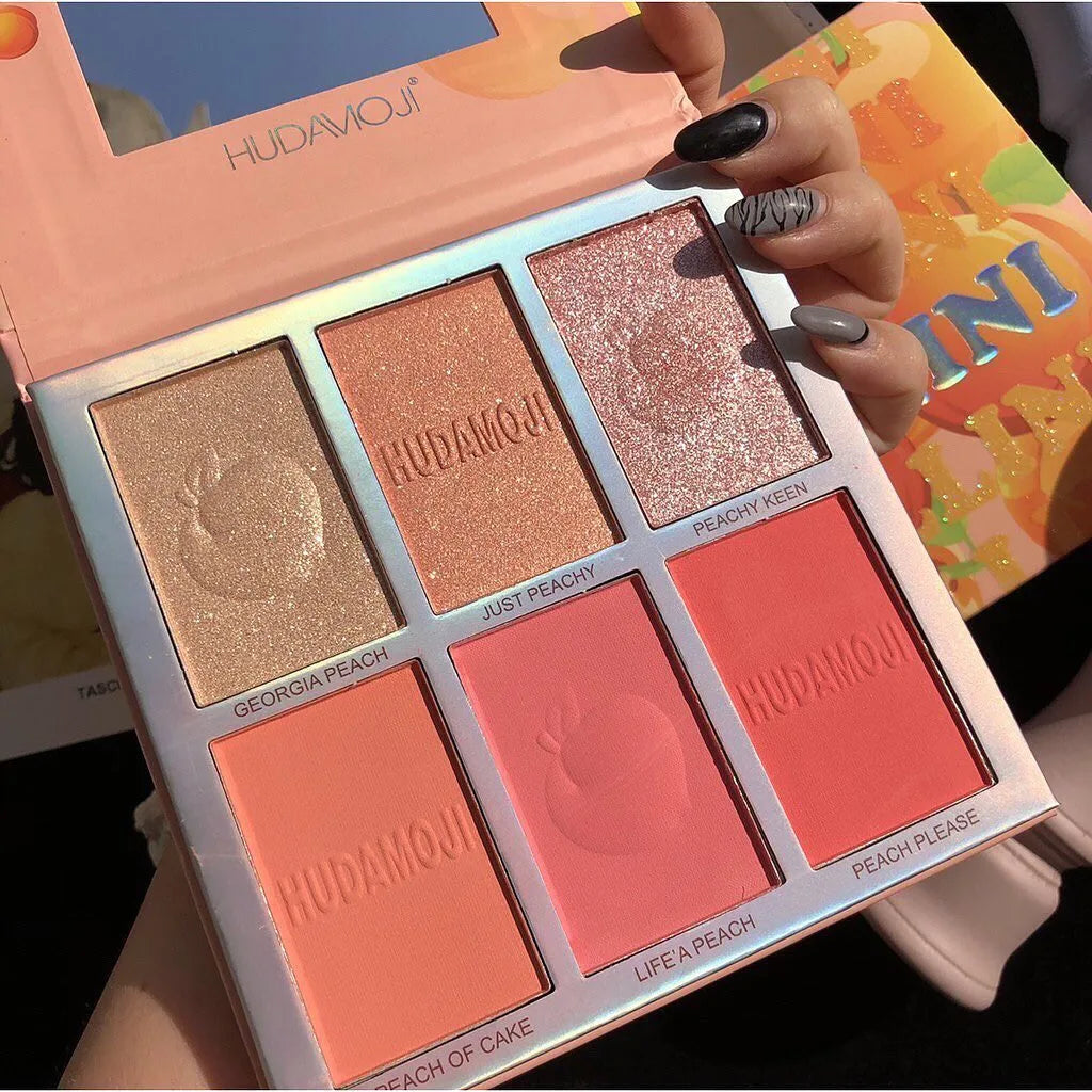 Hudamoji - Bellini Blush & Highlighter Palette