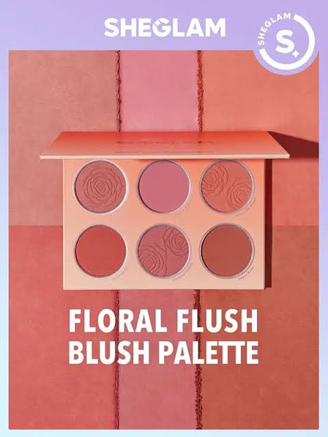 Sheglam Floral Flush Blush Palette Blushing Bouqet