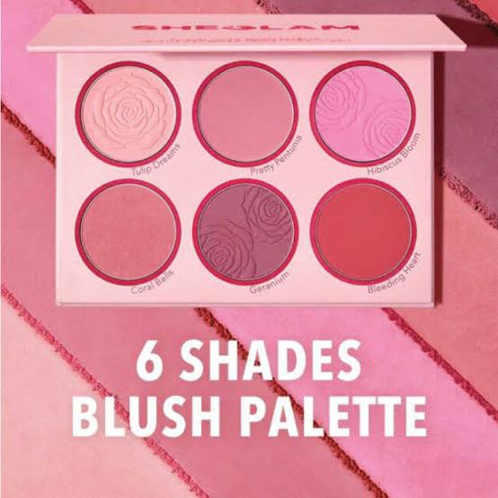 Sheglam Floral Flush Blush Palette Blushing Bouqet