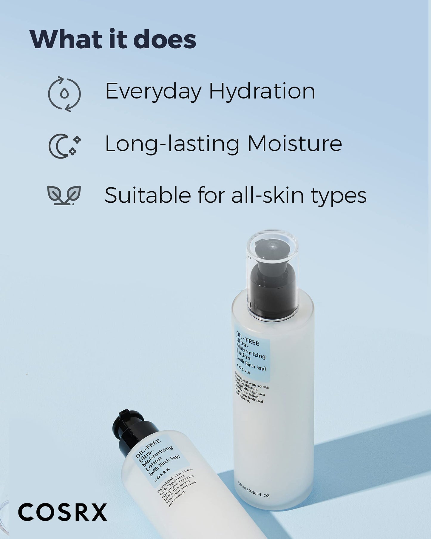 Cosrx Oil-Free Ultra-Moisturizing Lotion With Birch Sap