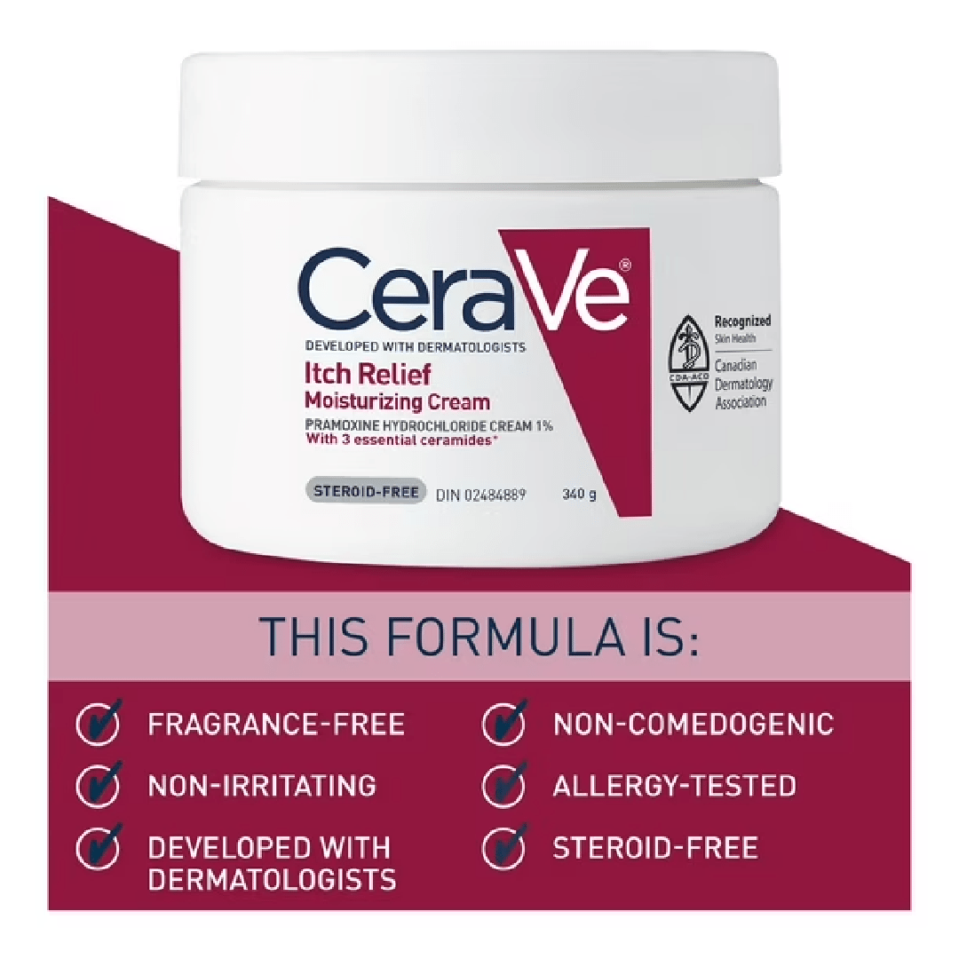 CeraVe Itch Relief Moisturizing Cream -340g