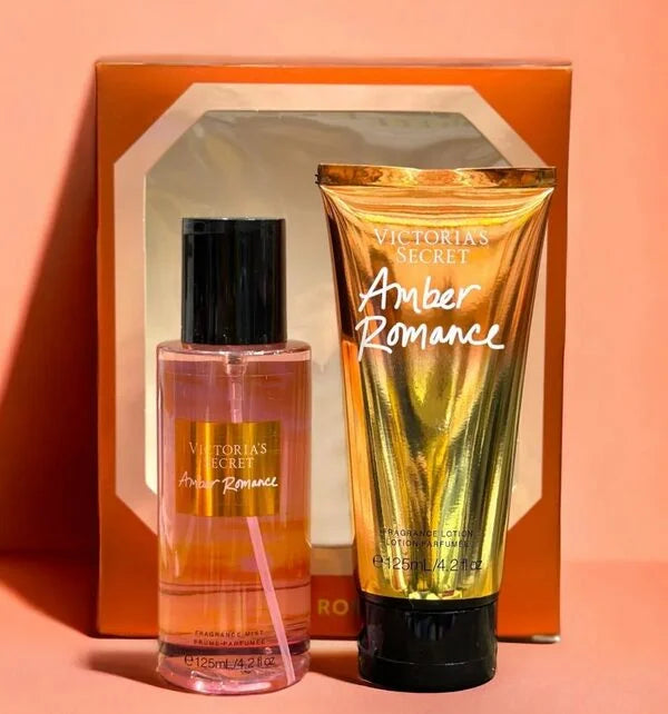 Victoria’s Secret Amber Romance Lotion Plus Mist Set (125ml each)