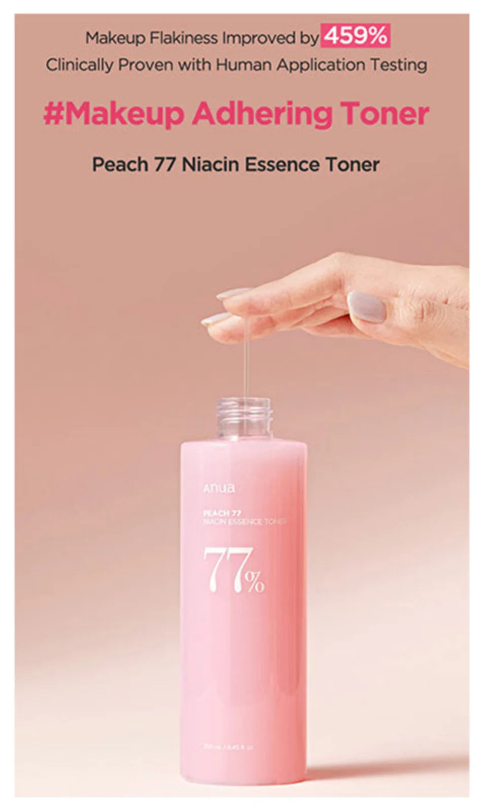 Anua Peach 77 Niacin Essence Toner -250ml