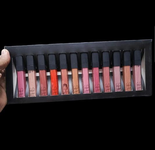 Nars 24H Long Lasting Matte Lip Gloss Set (12pcs)