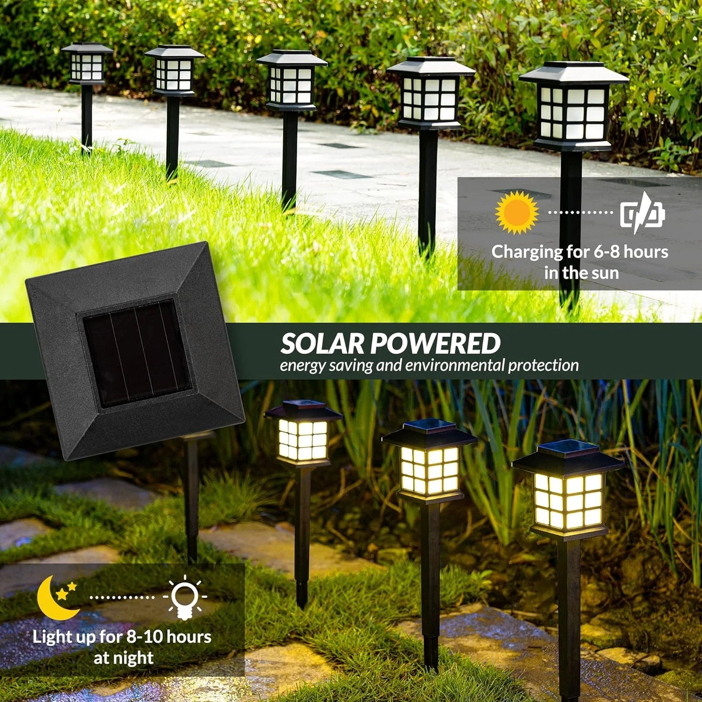 LED Solar Pathway Lights