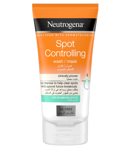 Neutrogena Spot Controlling 2-In-1 Face Wash/Mask -150ml