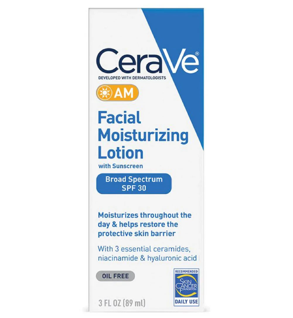 CeraVe AM Facial Moisturizing Lotion With SPF 30 -89ml