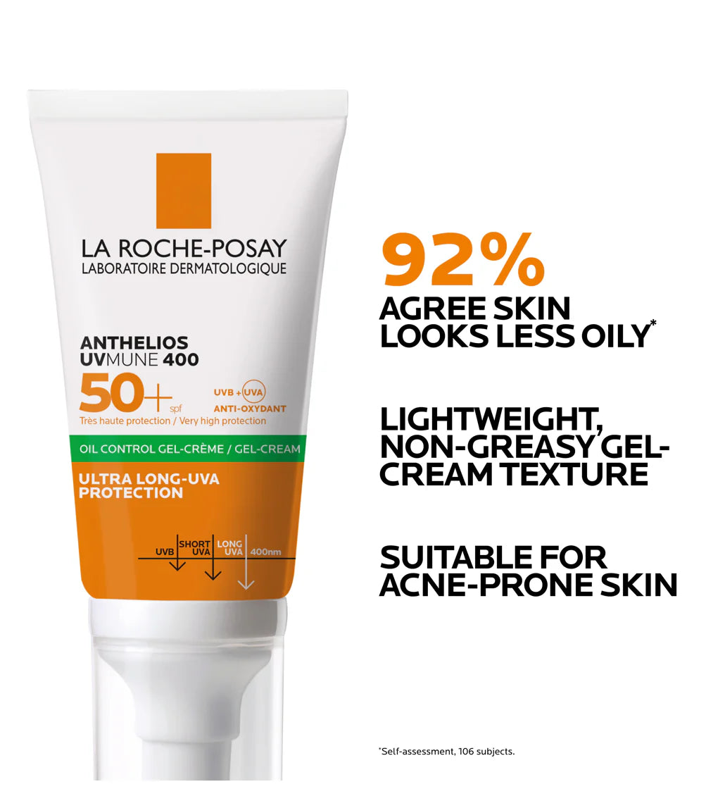 La Roche-Posay Anthelios UVMUNE 400 Oil Control Gel-Cream SPF50+-50ML