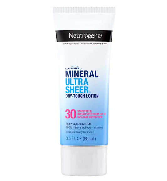 Neutrogena Mineral Ultra Sheer Dry-Touch Sunscreen Lotion SPF 30 -88ml