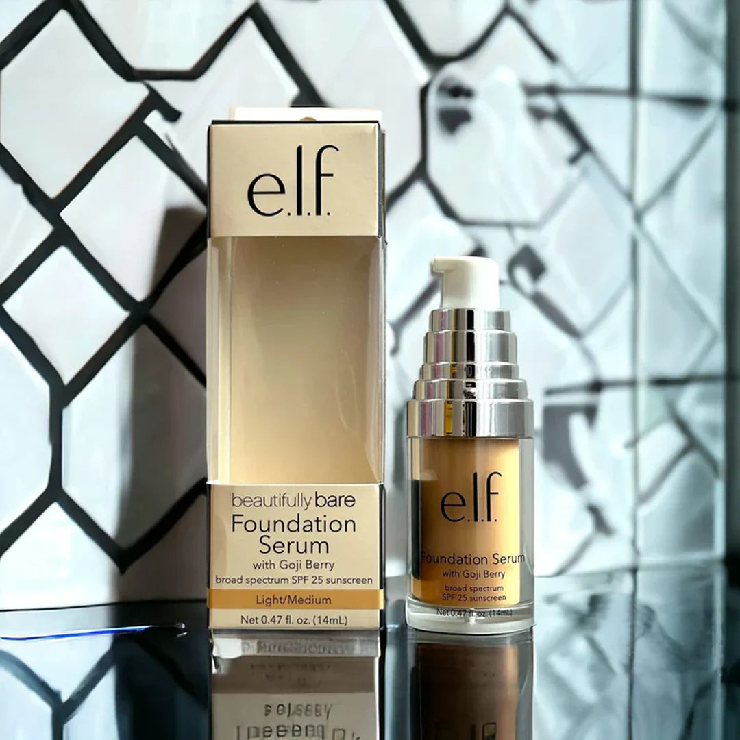 Elf Foundation Serum Broad Spectrum SPF 25 Sunscreen Light/medium