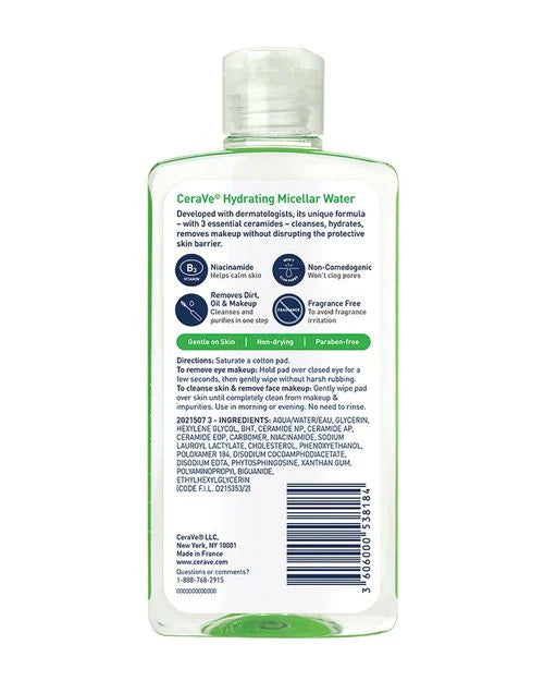 CeraVe Hydrating Micellar Water -295ml