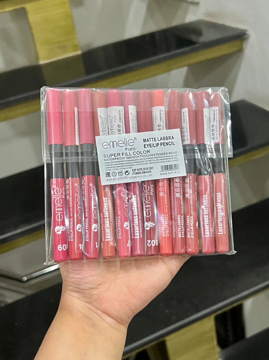 Emelie Soft Matte Lip Pencils (Set of 12)