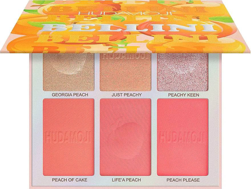 Hudamoji - Bellini Blush & Highlighter Palette