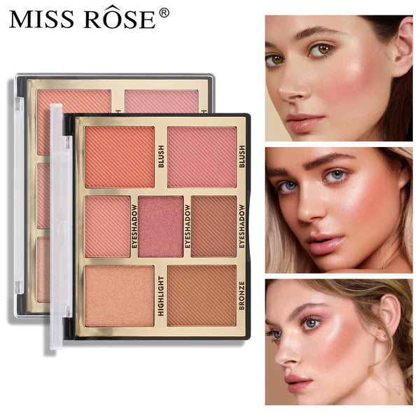 MISS ROSE Face Palette (7 Color)