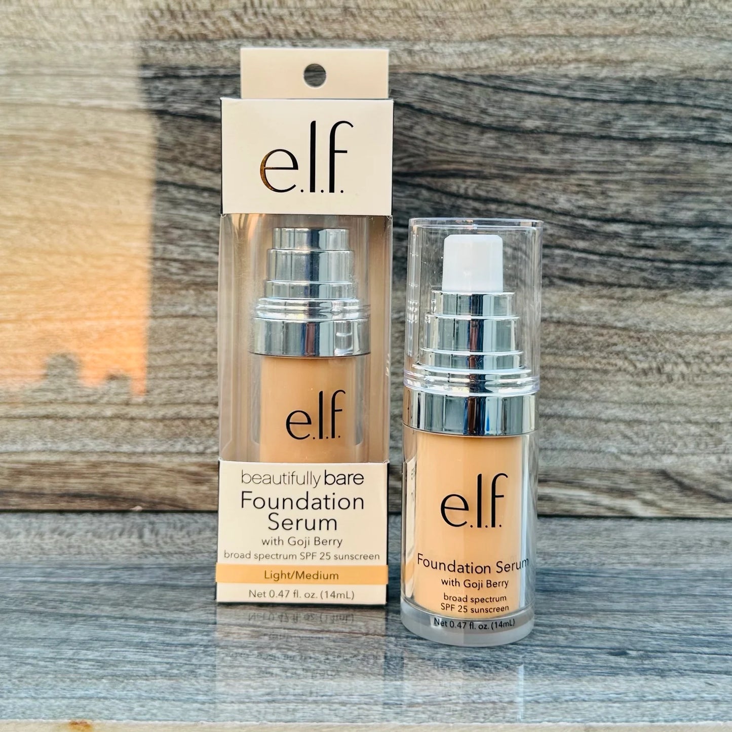 Elf Foundation Serum Broad Spectrum SPF 25 Sunscreen Light/medium