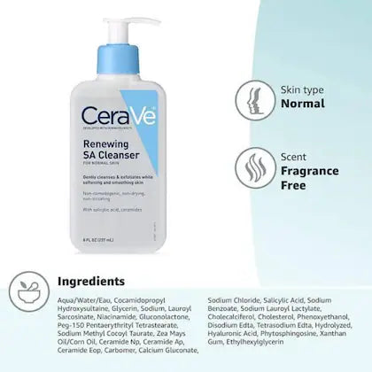 CeraVe Renewing SA Cleanser-237ml