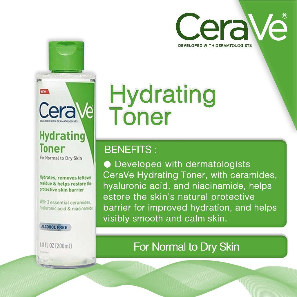 CERAVE Hydrating Toner Normal to Dry Skin -200ml