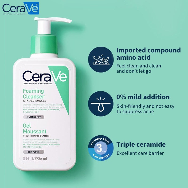 CeraVe Foaming Cleanser for Normal to Oily Skin - 236ml