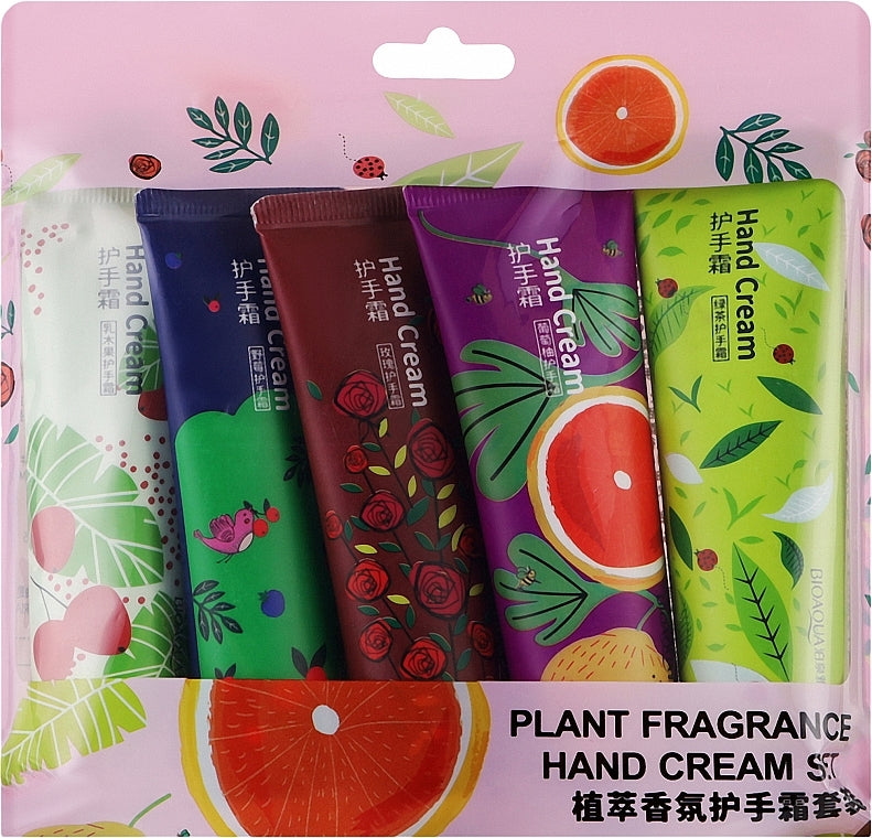 BIOAQUA Plant Fragnance Hand Cream Set (5 Pcs)