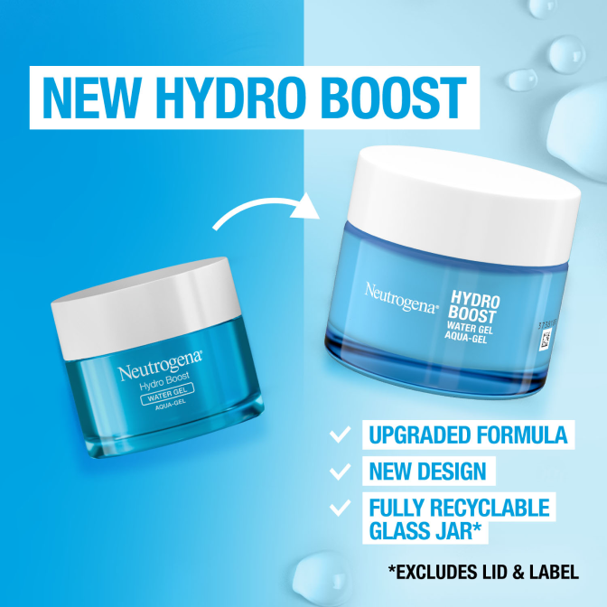 Neutrogena Hydro Boost Water Gel Face Moisturizer Cream Hyaluronic Acid-48g