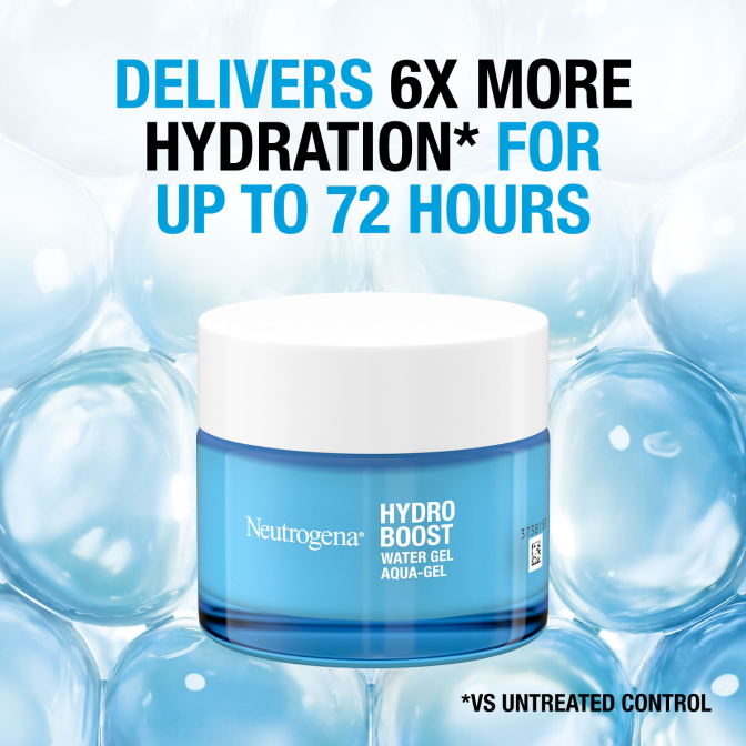 Neutrogena Hydro Boost Water Gel Face Moisturizer Cream Hyaluronic Acid-48g